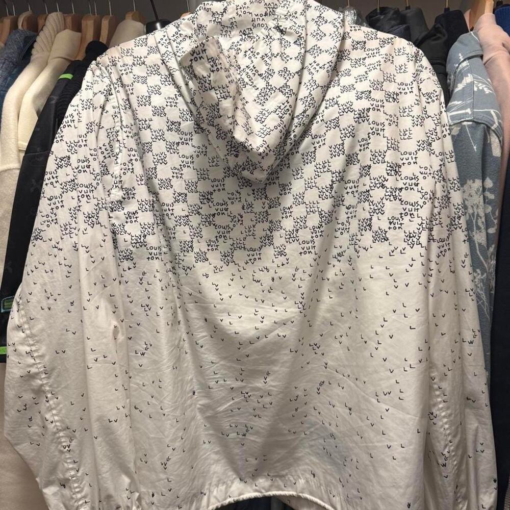 Louis vuitton monogram print windbreaker
